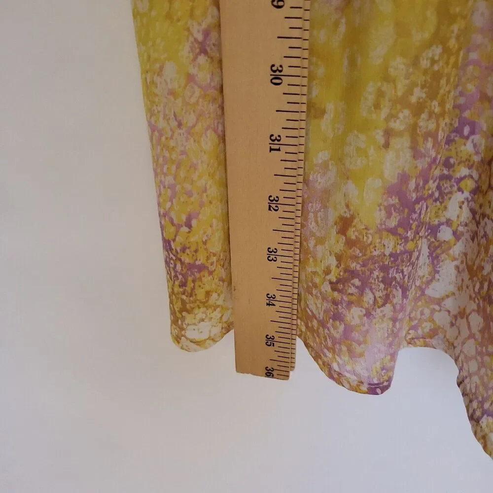 Steve Madden Women's Bb Dakota The Dreamy Mini Dress Size Large Yellow - Picture 15 of 15